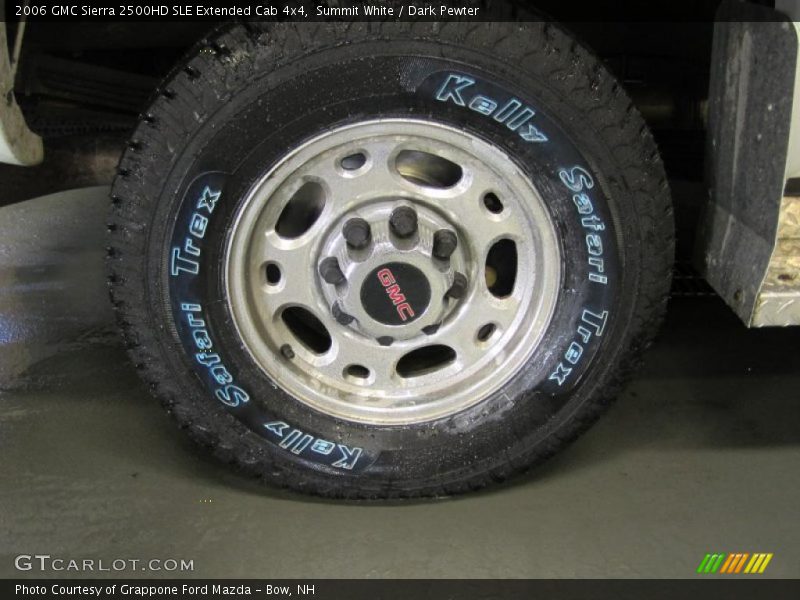 Summit White / Dark Pewter 2006 GMC Sierra 2500HD SLE Extended Cab 4x4