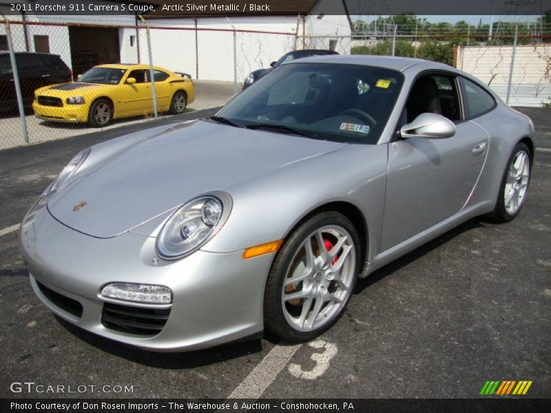 Arctic Silver Metallic / Black 2011 Porsche 911 Carrera S Coupe