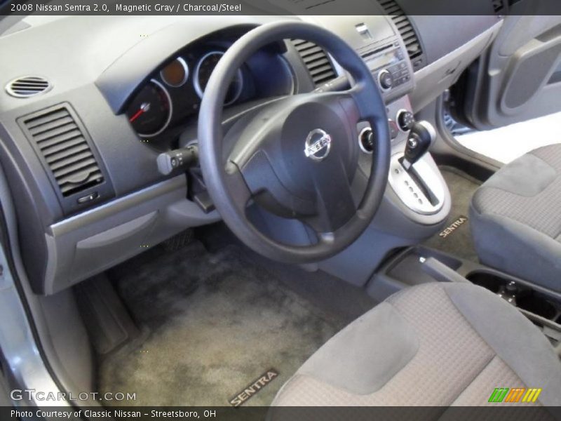 Magnetic Gray / Charcoal/Steel 2008 Nissan Sentra 2.0