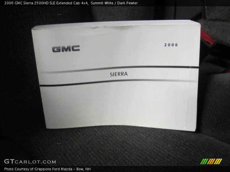 Summit White / Dark Pewter 2006 GMC Sierra 2500HD SLE Extended Cab 4x4