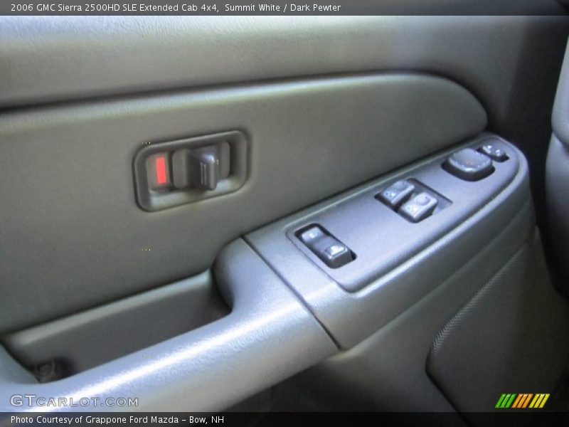Summit White / Dark Pewter 2006 GMC Sierra 2500HD SLE Extended Cab 4x4