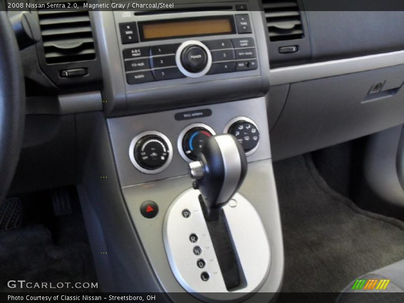 Magnetic Gray / Charcoal/Steel 2008 Nissan Sentra 2.0
