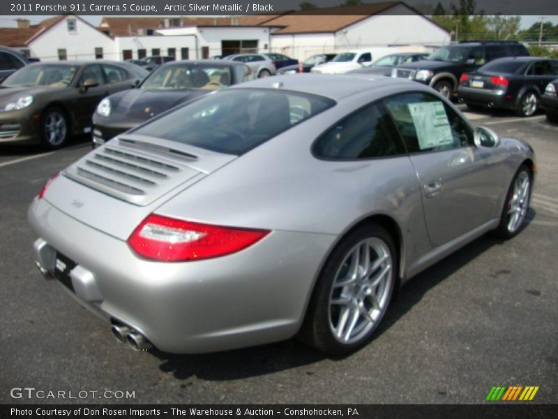Arctic Silver Metallic / Black 2011 Porsche 911 Carrera S Coupe