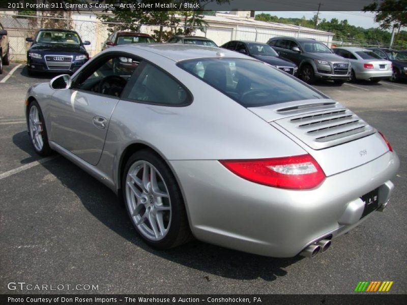 Arctic Silver Metallic / Black 2011 Porsche 911 Carrera S Coupe