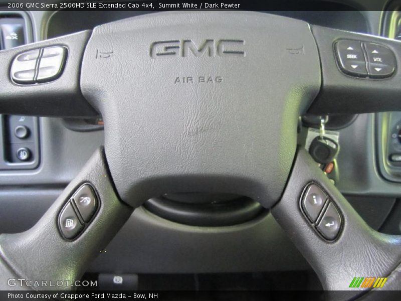 Summit White / Dark Pewter 2006 GMC Sierra 2500HD SLE Extended Cab 4x4