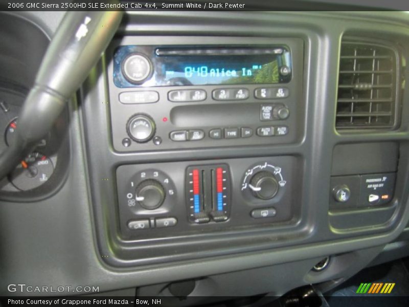 Summit White / Dark Pewter 2006 GMC Sierra 2500HD SLE Extended Cab 4x4
