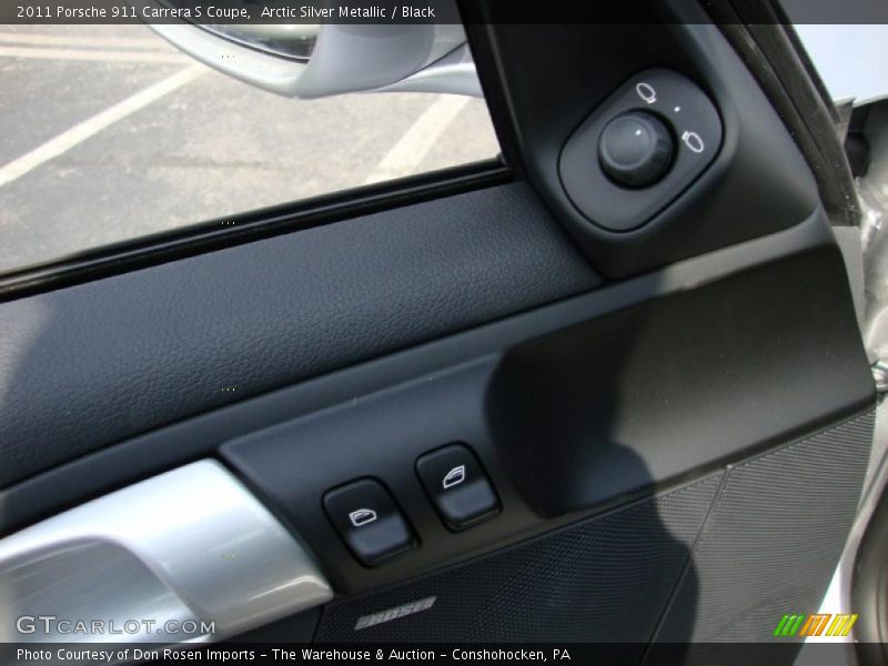 Arctic Silver Metallic / Black 2011 Porsche 911 Carrera S Coupe