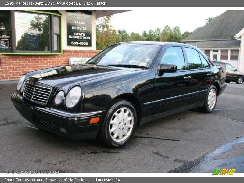 Black / Black 1999 Mercedes-Benz E 320 4Matic Sedan