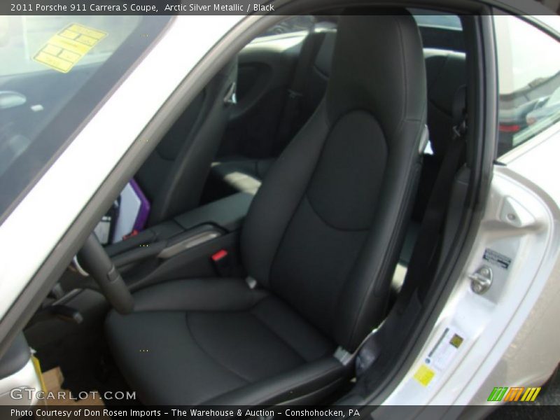 Arctic Silver Metallic / Black 2011 Porsche 911 Carrera S Coupe