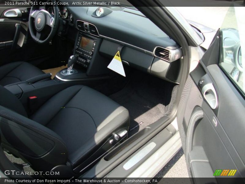 Arctic Silver Metallic / Black 2011 Porsche 911 Carrera S Coupe
