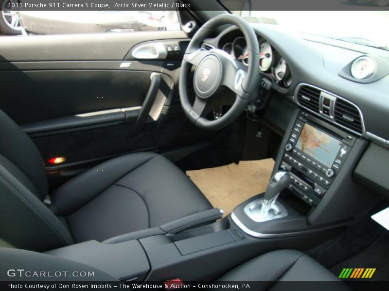Arctic Silver Metallic / Black 2011 Porsche 911 Carrera S Coupe
