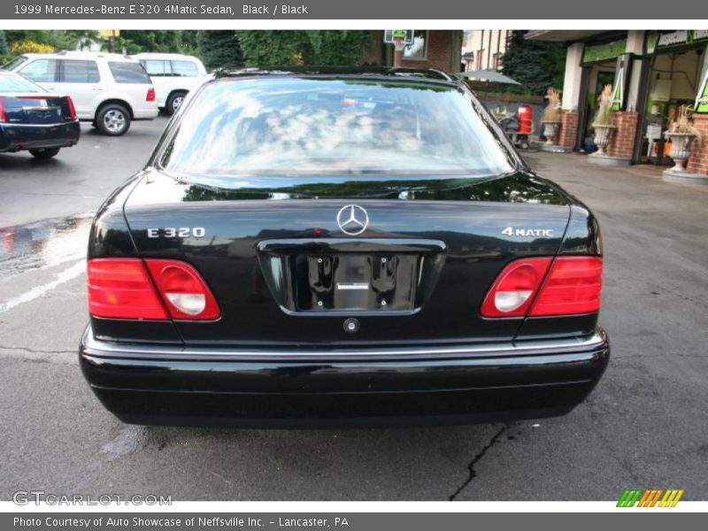 Black / Black 1999 Mercedes-Benz E 320 4Matic Sedan
