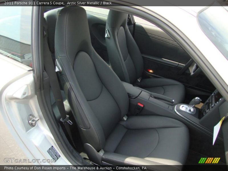 Arctic Silver Metallic / Black 2011 Porsche 911 Carrera S Coupe