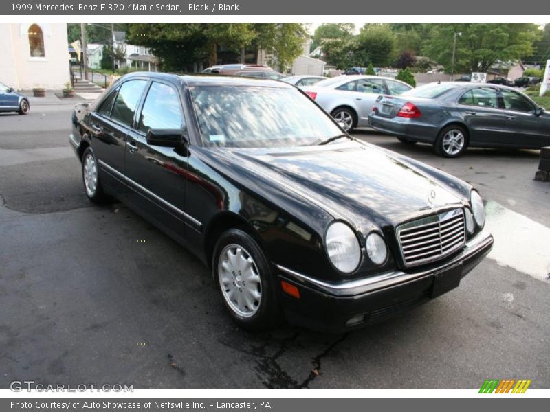 Black / Black 1999 Mercedes-Benz E 320 4Matic Sedan