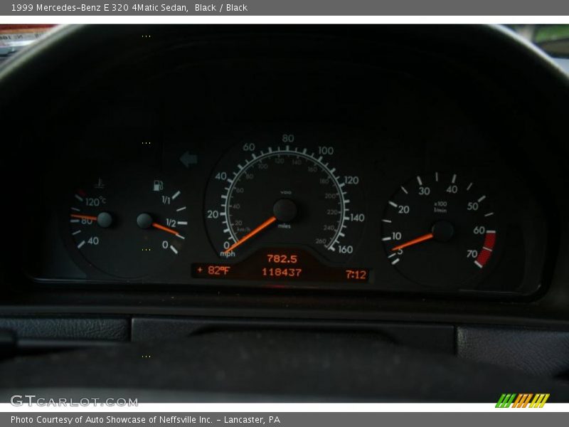 Black / Black 1999 Mercedes-Benz E 320 4Matic Sedan