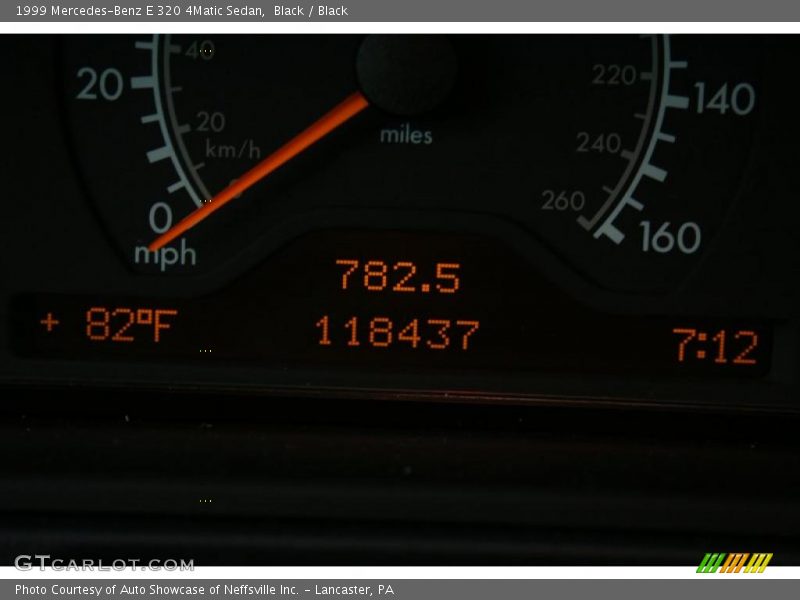 Black / Black 1999 Mercedes-Benz E 320 4Matic Sedan