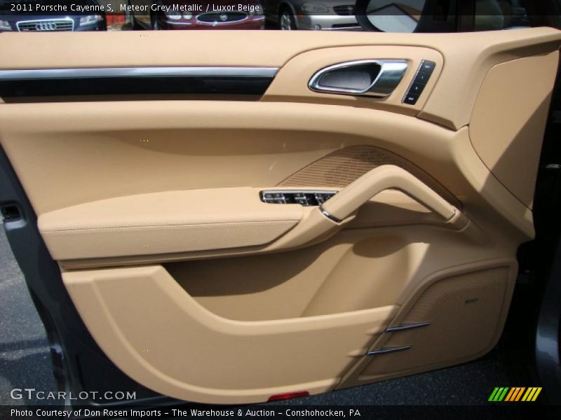 Meteor Grey Metallic / Luxor Beige 2011 Porsche Cayenne S