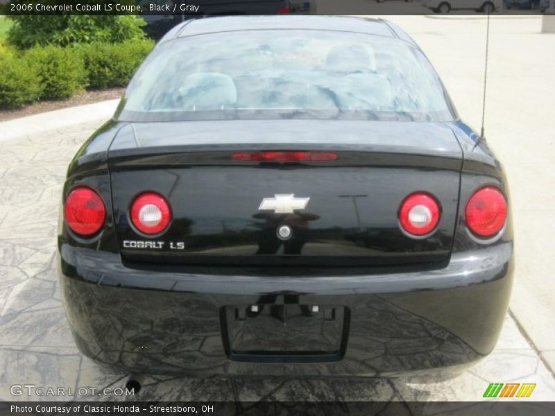 Black / Gray 2006 Chevrolet Cobalt LS Coupe
