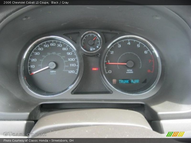Black / Gray 2006 Chevrolet Cobalt LS Coupe