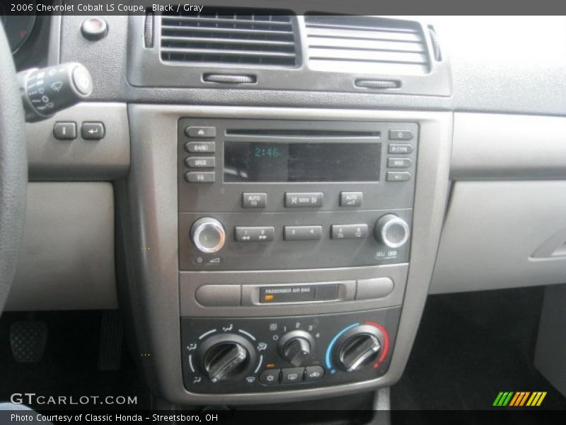 Black / Gray 2006 Chevrolet Cobalt LS Coupe