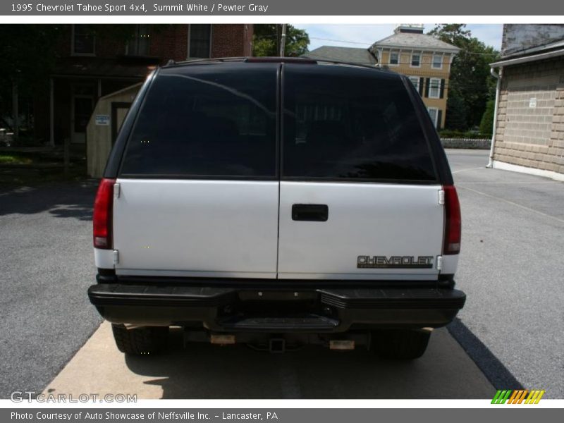 Summit White / Pewter Gray 1995 Chevrolet Tahoe Sport 4x4