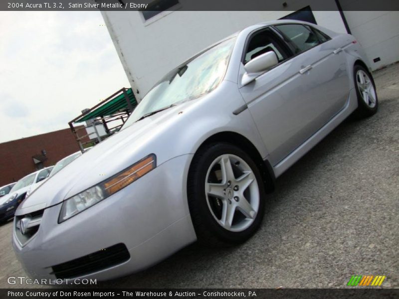 Satin Silver Metallic / Ebony 2004 Acura TL 3.2