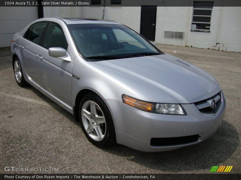 Satin Silver Metallic / Ebony 2004 Acura TL 3.2