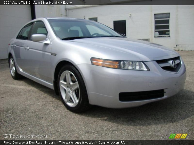 Satin Silver Metallic / Ebony 2004 Acura TL 3.2