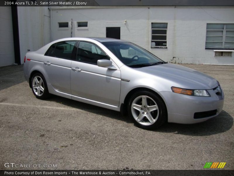 Satin Silver Metallic / Ebony 2004 Acura TL 3.2