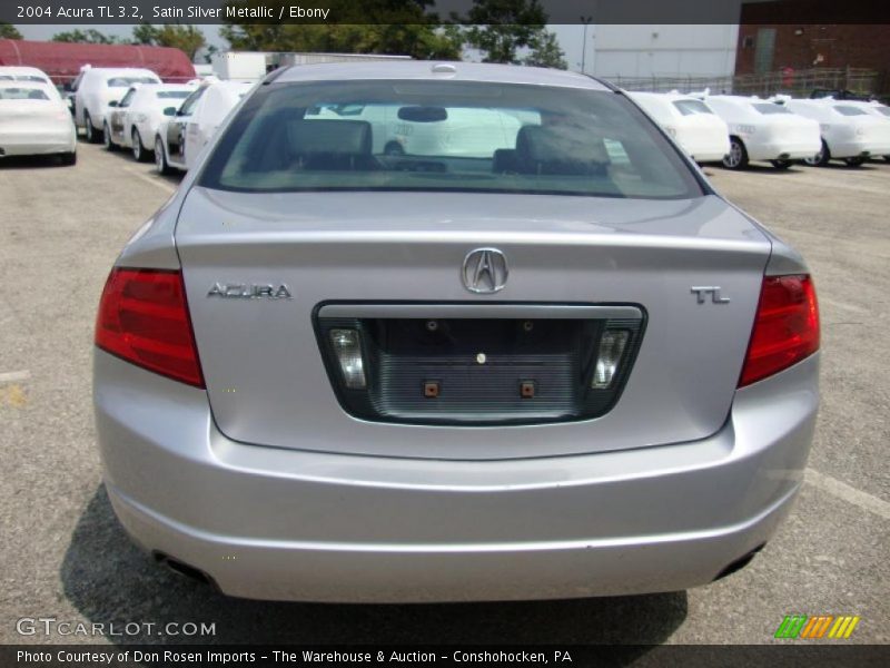 Satin Silver Metallic / Ebony 2004 Acura TL 3.2