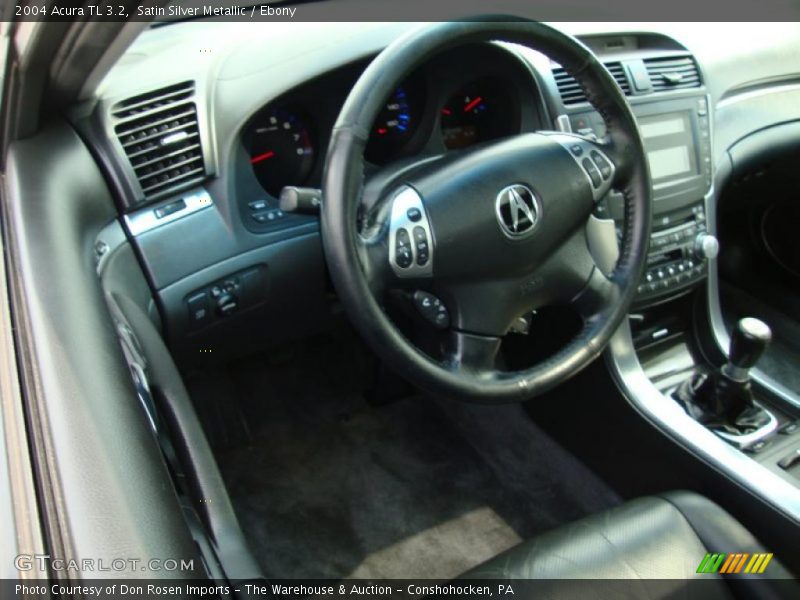 Satin Silver Metallic / Ebony 2004 Acura TL 3.2
