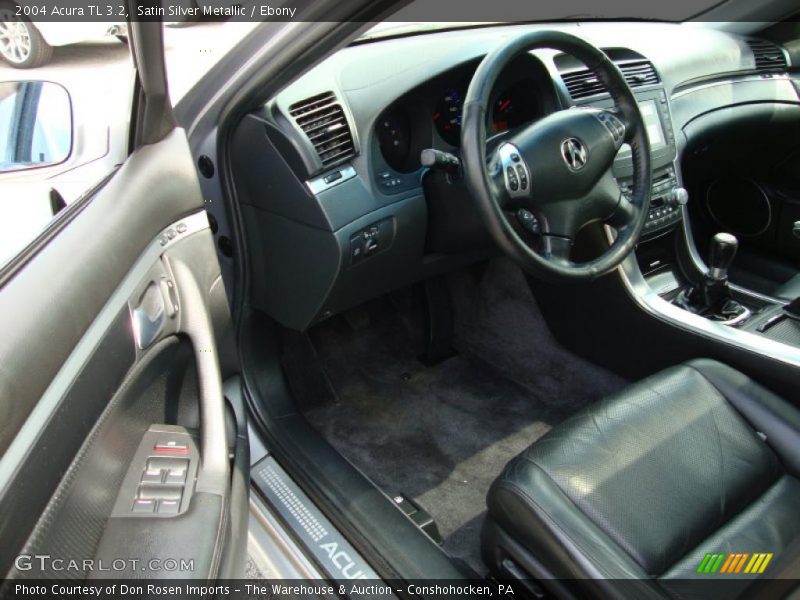 Satin Silver Metallic / Ebony 2004 Acura TL 3.2