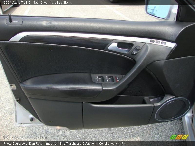 Satin Silver Metallic / Ebony 2004 Acura TL 3.2