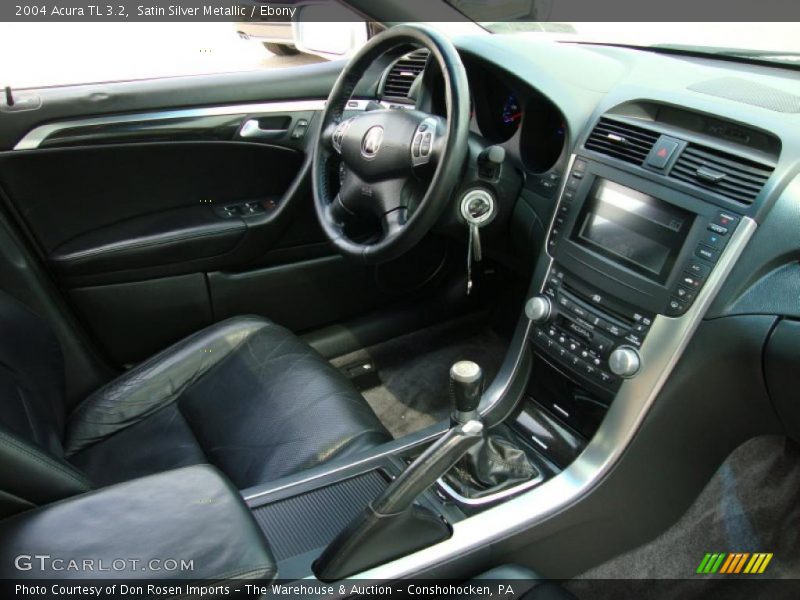 Satin Silver Metallic / Ebony 2004 Acura TL 3.2