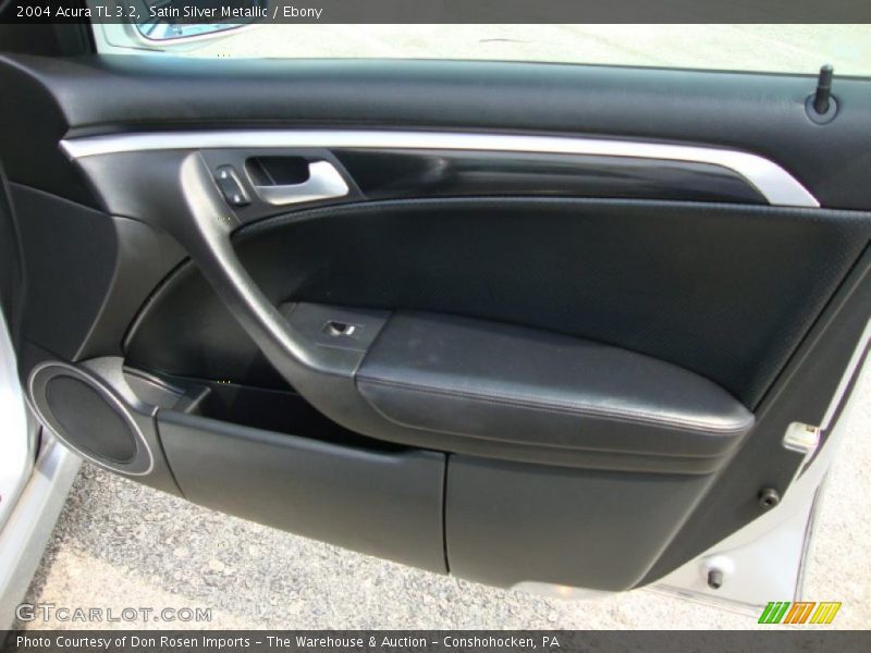 Satin Silver Metallic / Ebony 2004 Acura TL 3.2
