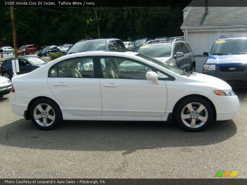 Taffeta White / Ivory 2008 Honda Civic EX Sedan