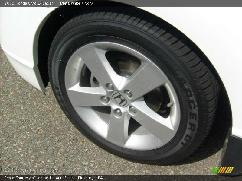 Taffeta White / Ivory 2008 Honda Civic EX Sedan