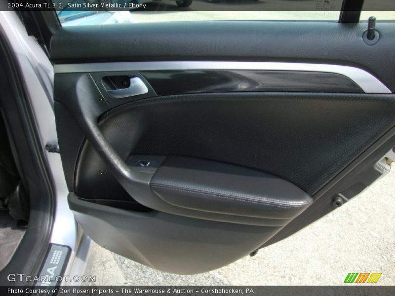Satin Silver Metallic / Ebony 2004 Acura TL 3.2