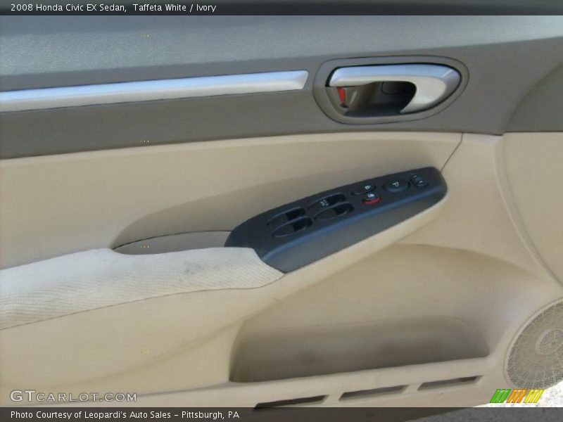 Taffeta White / Ivory 2008 Honda Civic EX Sedan