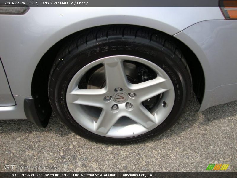 Satin Silver Metallic / Ebony 2004 Acura TL 3.2