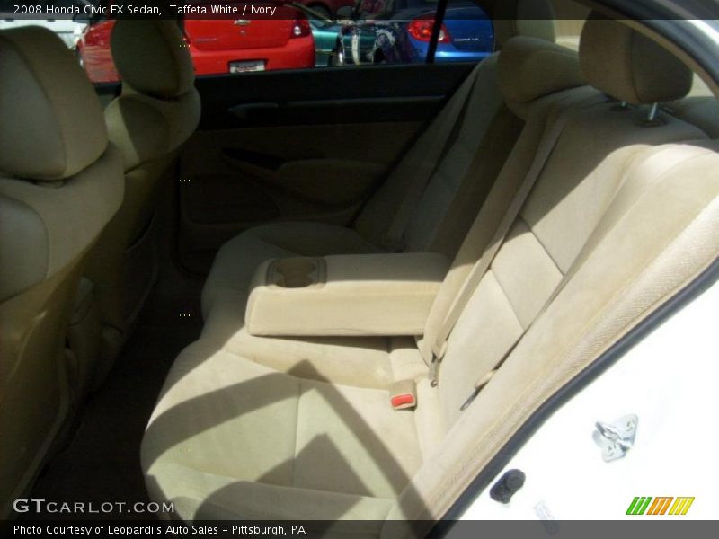 Taffeta White / Ivory 2008 Honda Civic EX Sedan