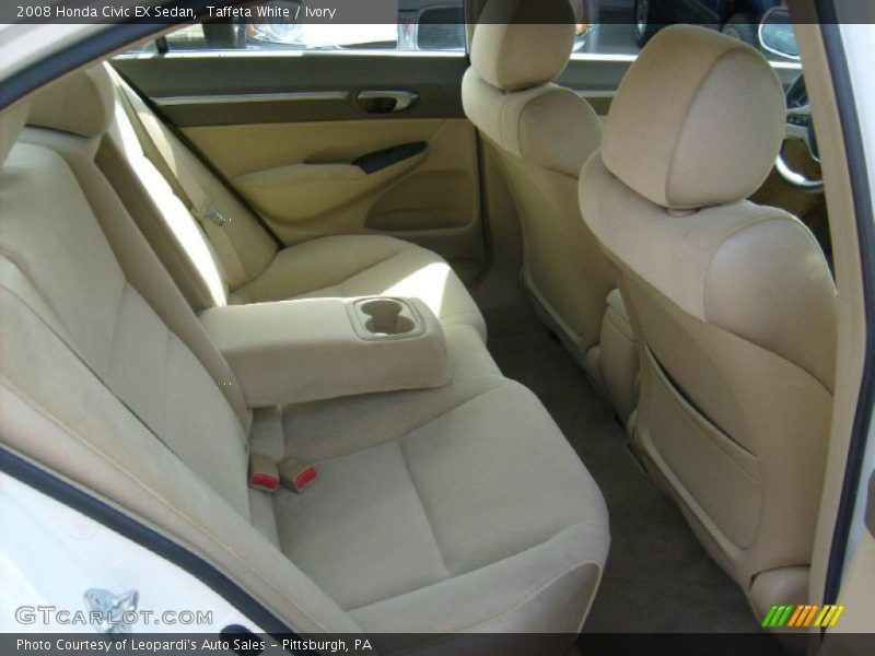 Taffeta White / Ivory 2008 Honda Civic EX Sedan