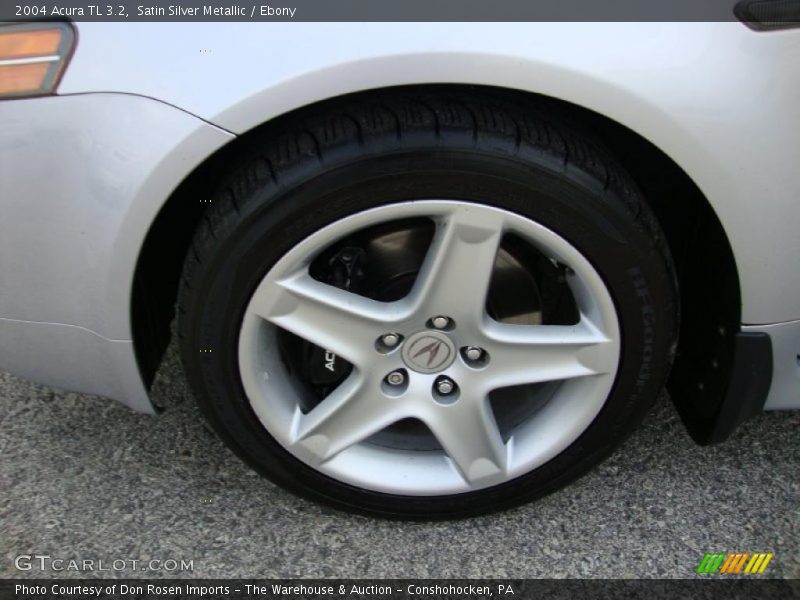 Satin Silver Metallic / Ebony 2004 Acura TL 3.2
