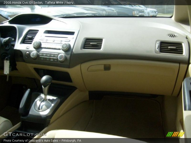 Taffeta White / Ivory 2008 Honda Civic EX Sedan