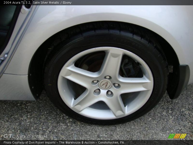 Satin Silver Metallic / Ebony 2004 Acura TL 3.2