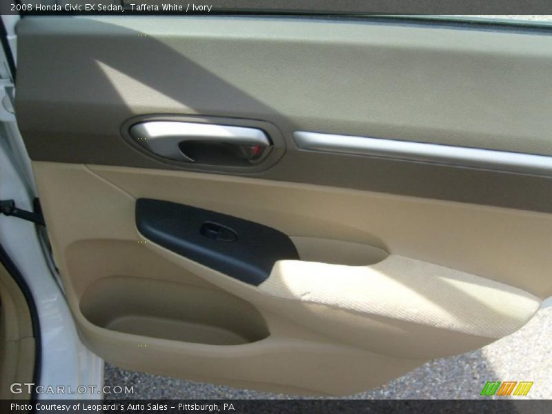 Taffeta White / Ivory 2008 Honda Civic EX Sedan