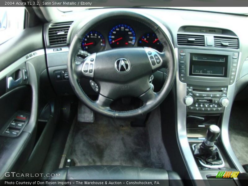 Satin Silver Metallic / Ebony 2004 Acura TL 3.2