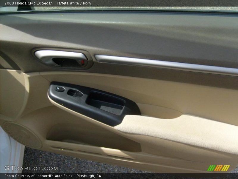 Taffeta White / Ivory 2008 Honda Civic EX Sedan