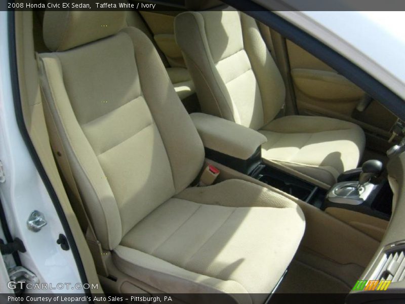 Taffeta White / Ivory 2008 Honda Civic EX Sedan