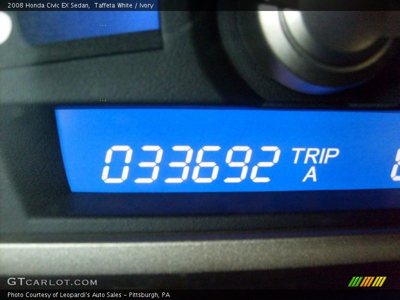 Taffeta White / Ivory 2008 Honda Civic EX Sedan